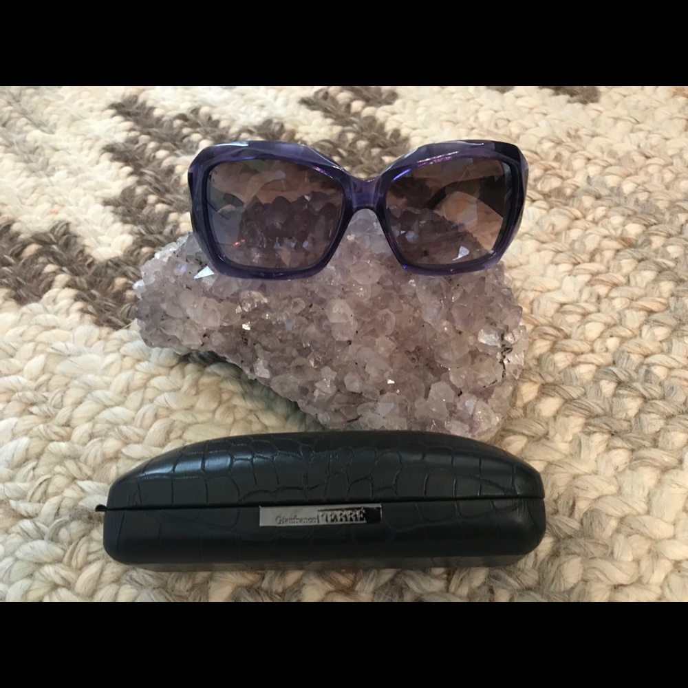 Gian Franco Ferre Purple Sunglasses-Italy 🕶 Chic